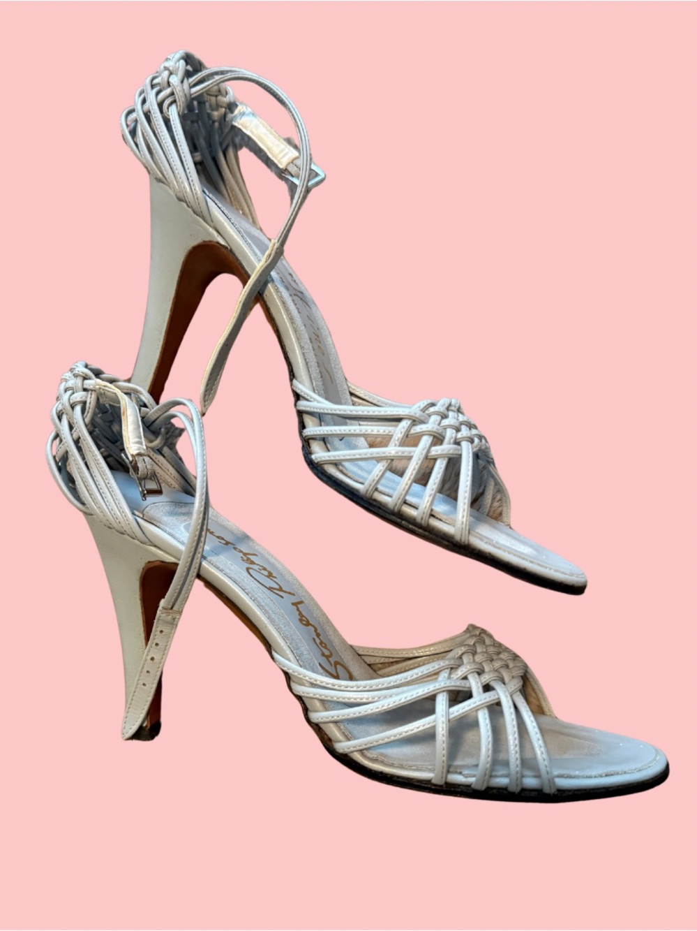 Vintage Stanley Philipson stiletto heels baby blue